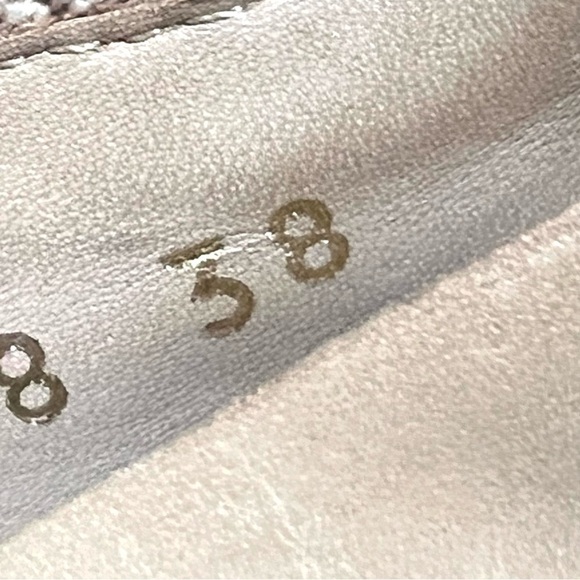 Jenni Kayne Natural Tan Leather Lace Up Casual Trainers Sneakers Women’s 38 - Picture 14 of 16